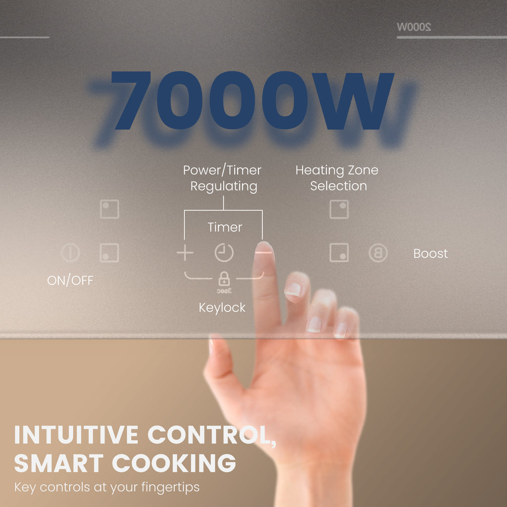 AURAKICH 4 BURNERS INDUCTION COOKTOP - AURAKICH