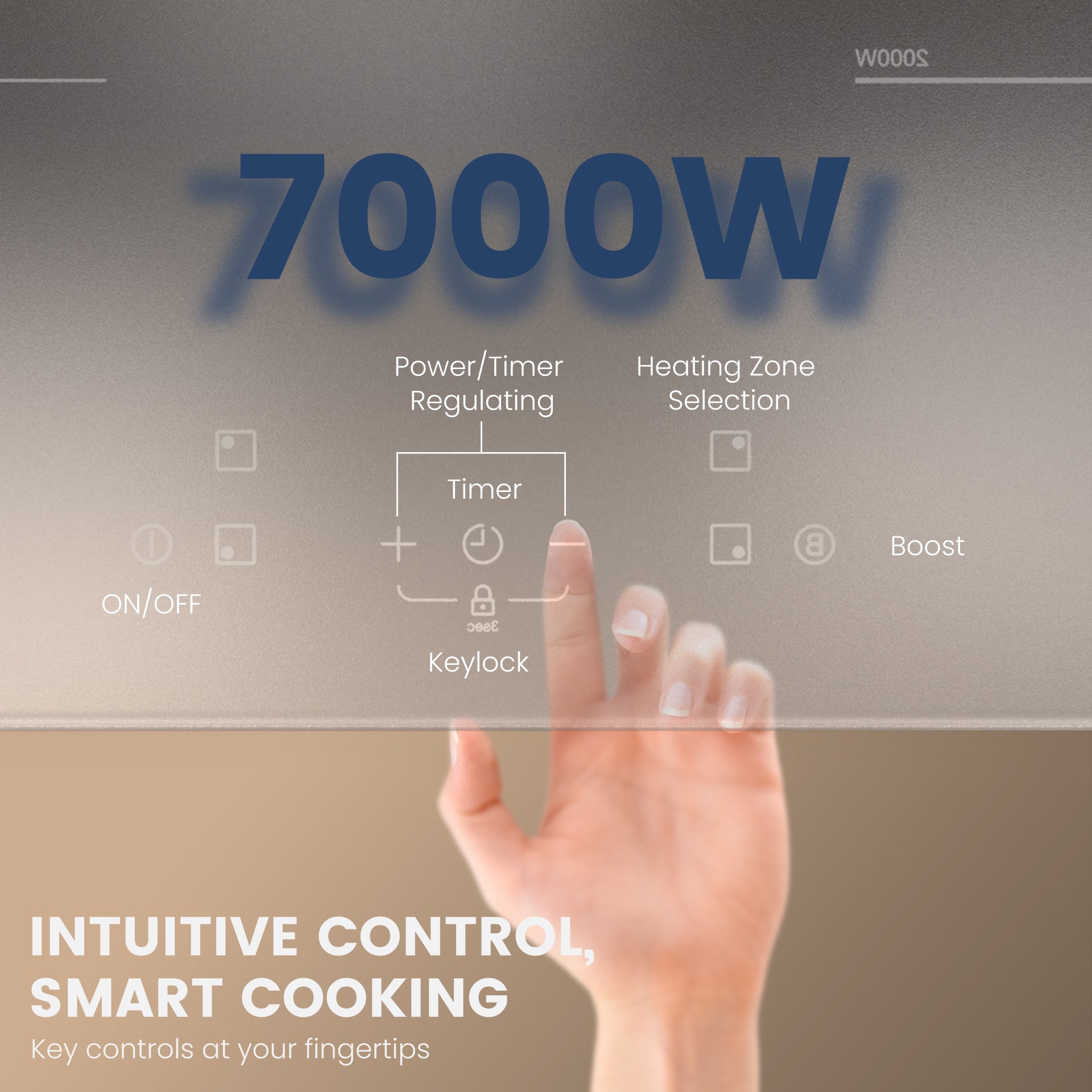 AURAKICH 4 BURNERS INDUCTION COOKTOP - AURAKICH